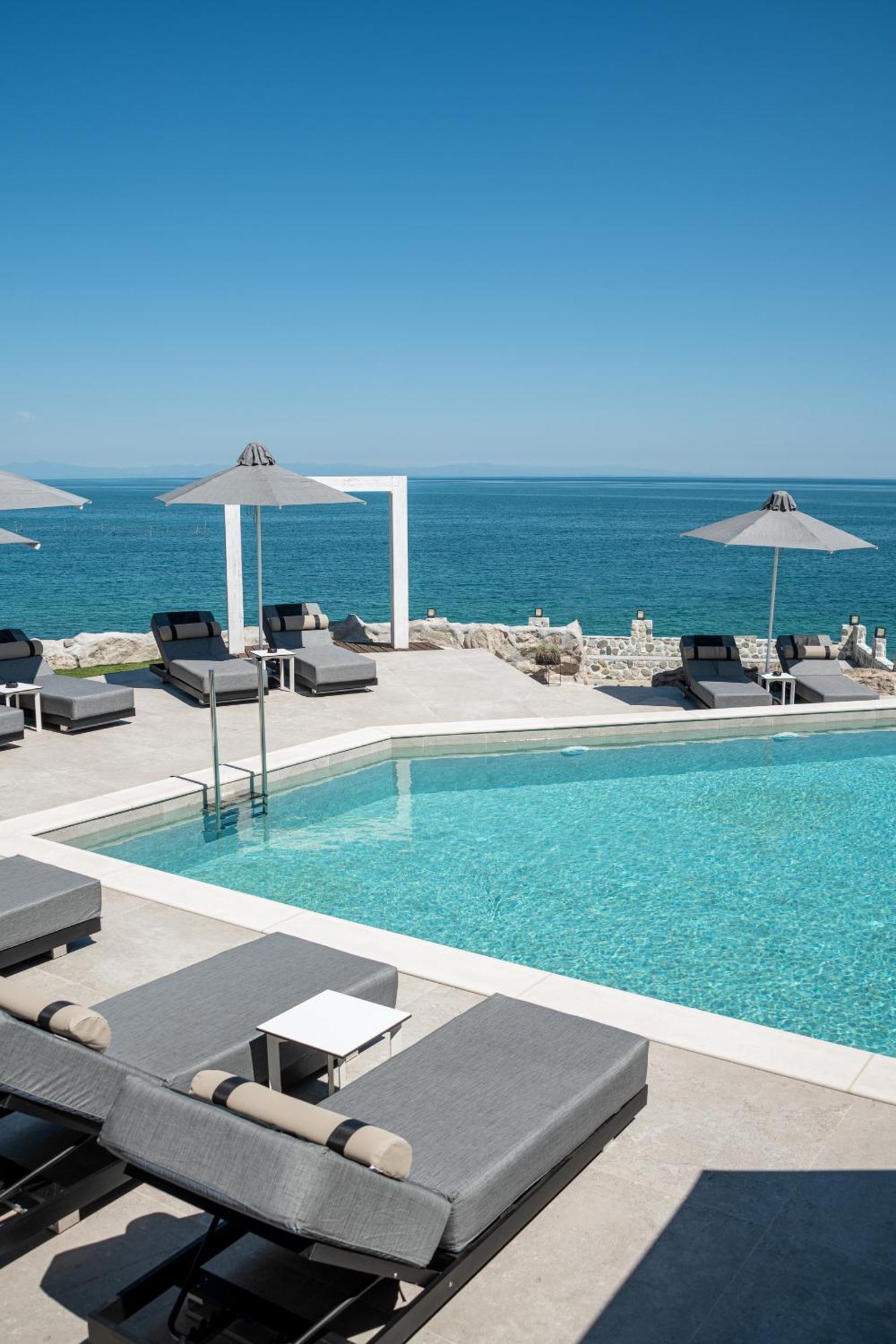 Akrotiri Olympus Luxury Suites - Adults Only Plaka Litochorou Exterior foto