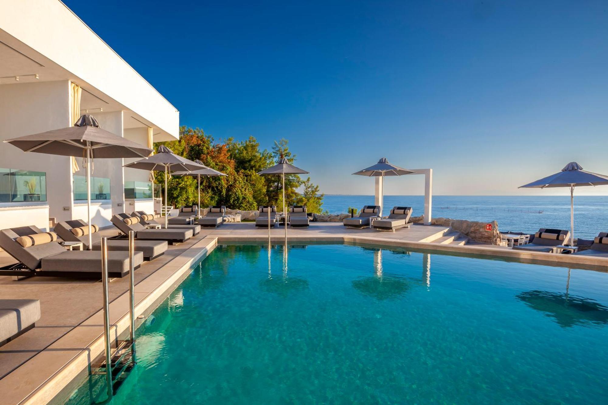 Akrotiri Olympus Luxury Suites - Adults Only Plaka Litochorou Exterior foto